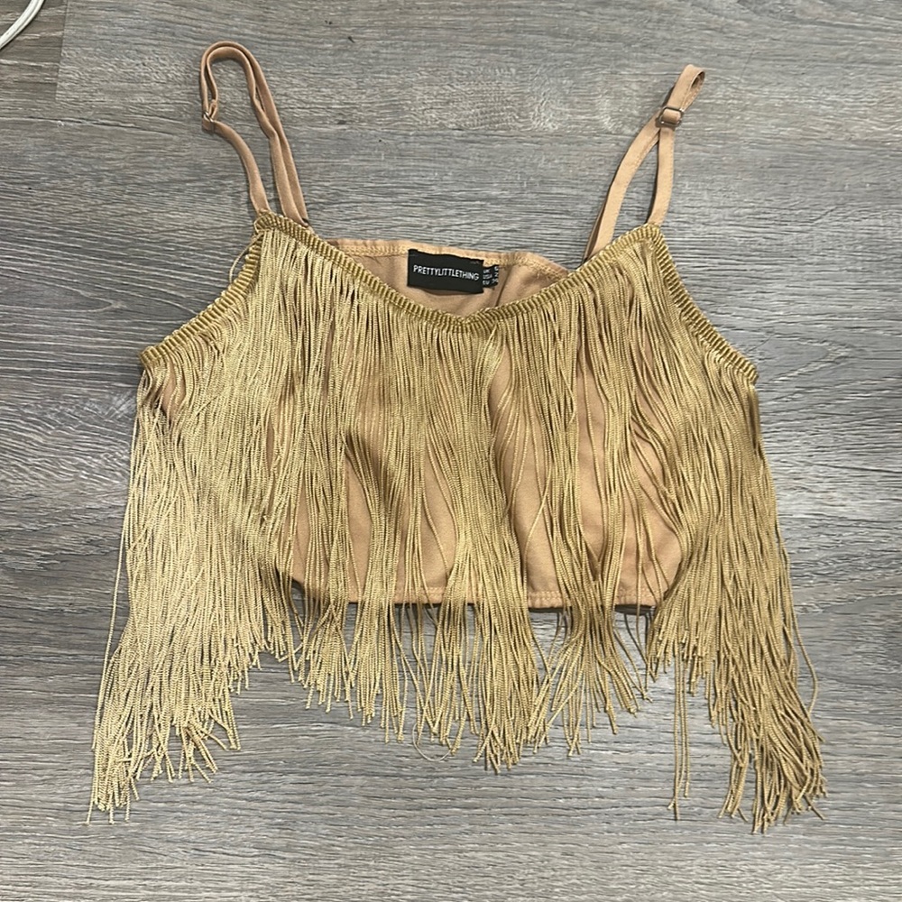 PrettyLittleThing Fringe Festival Top - Picture 3 of 4